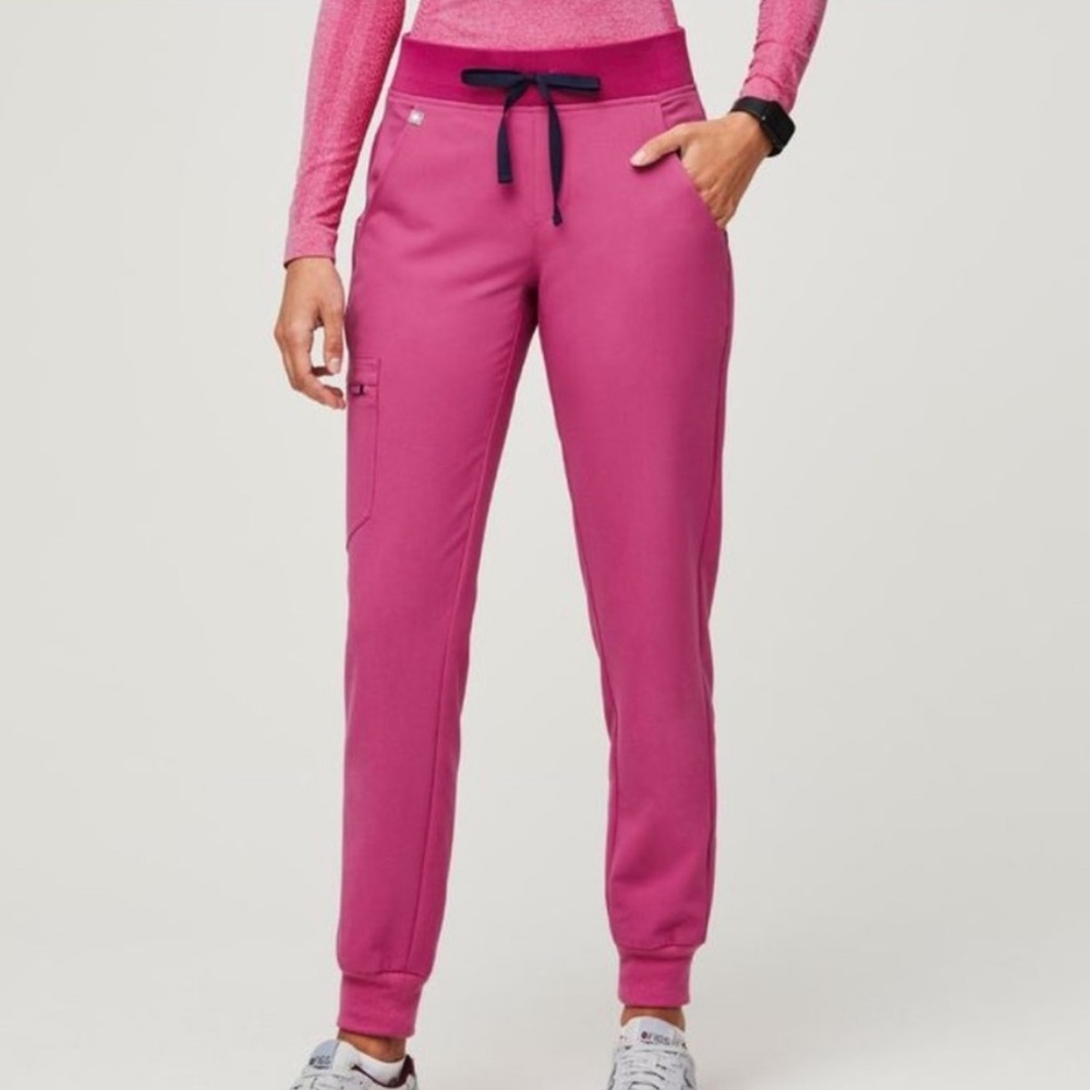 Figs Zamora Jogger Scrub Pant Electric Orchid Hot Pink Purple MP
